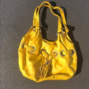 MK by Michael Kors Yellow Leather bag